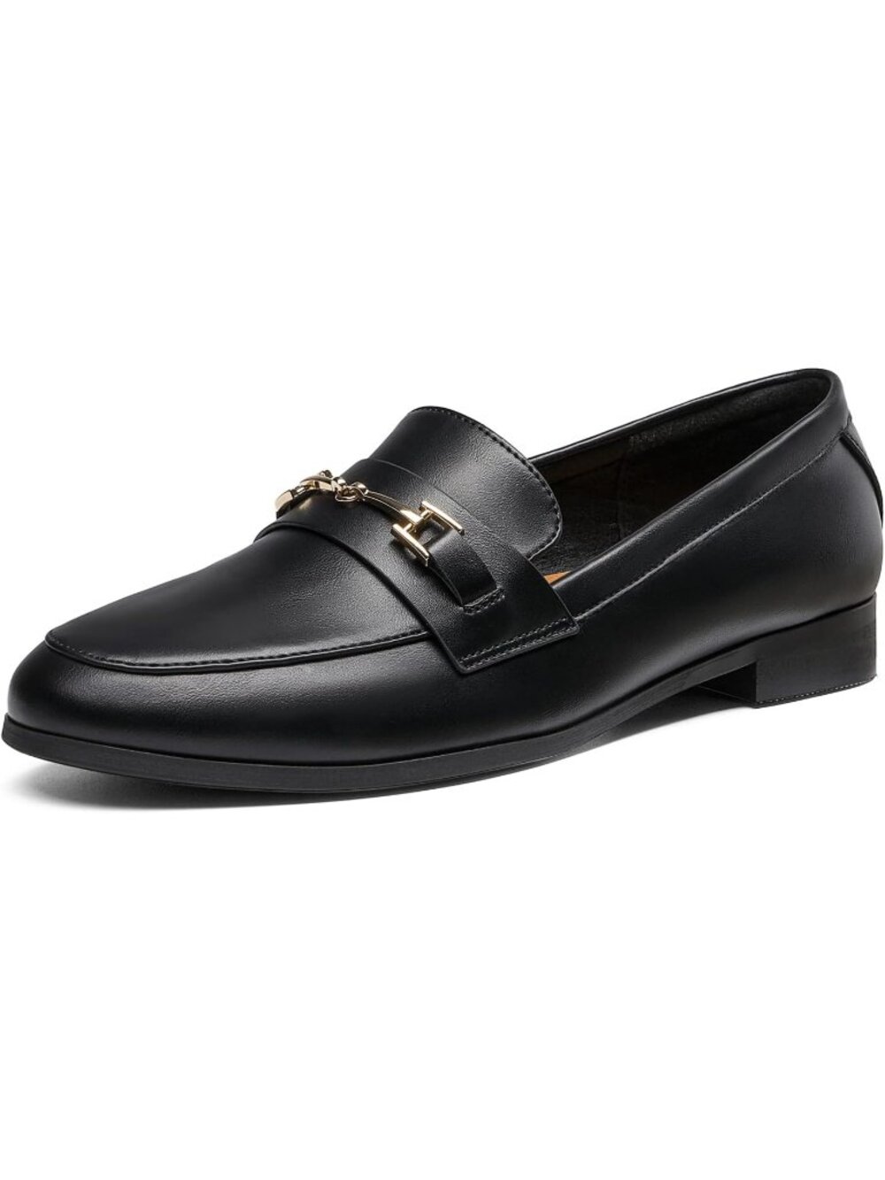 DREAM PAIRS Women's Black Comfortable Classic Office Work Flat Loafer Shoes